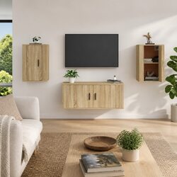 Specifications for Wall Mounted TV Cabinets - Sonoma Oak