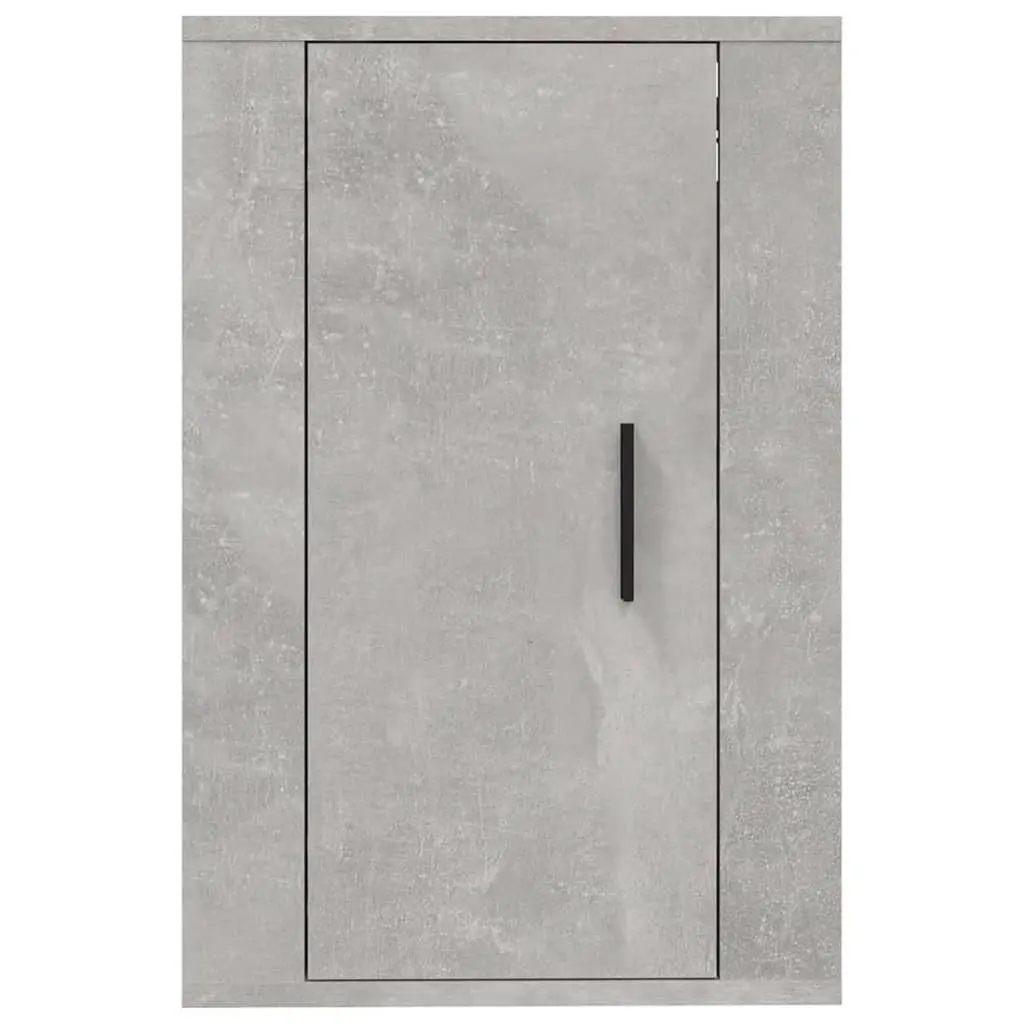 Grey Floating Shelf Wall Mounted TV Cabinet Media Storage Unit 40x34.5x60cm