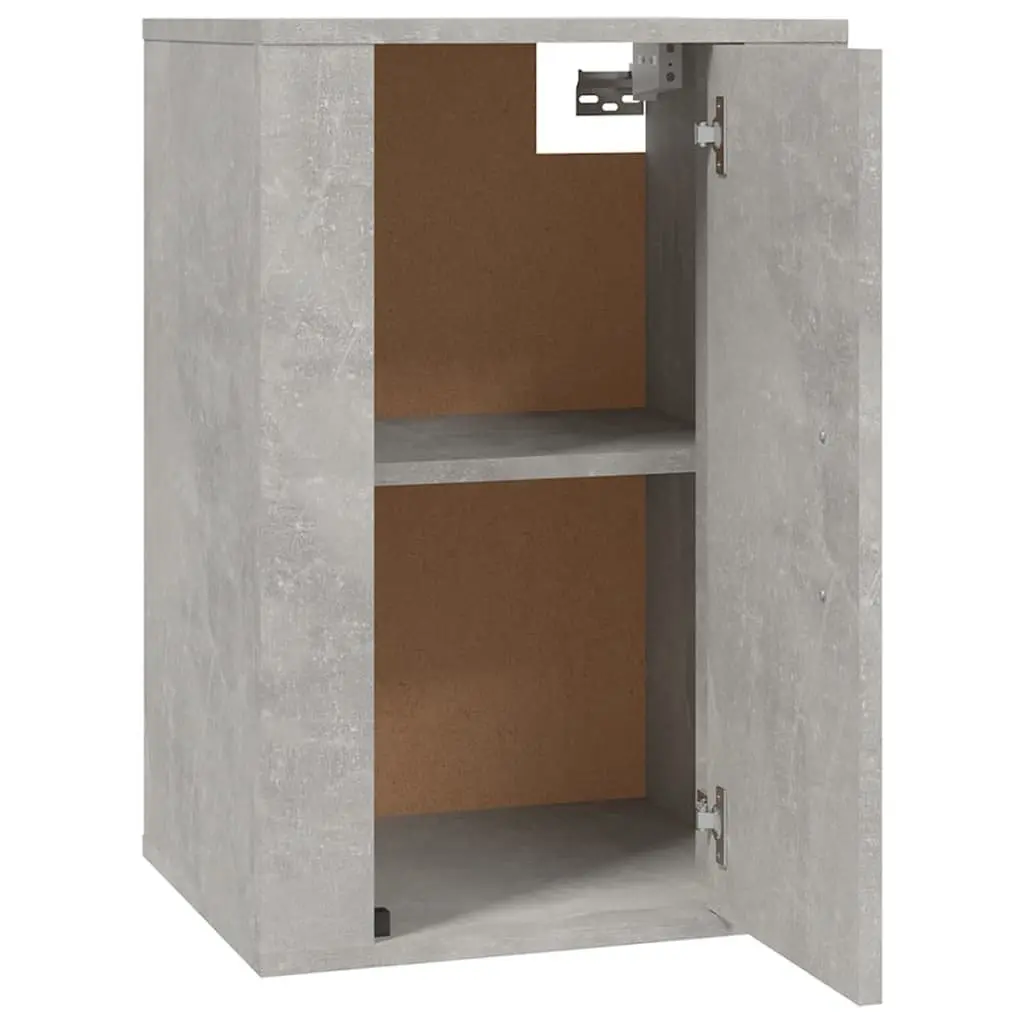 Grey Floating Shelf Wall Mounted TV Cabinet Media Storage Unit 40x34.5x60cm