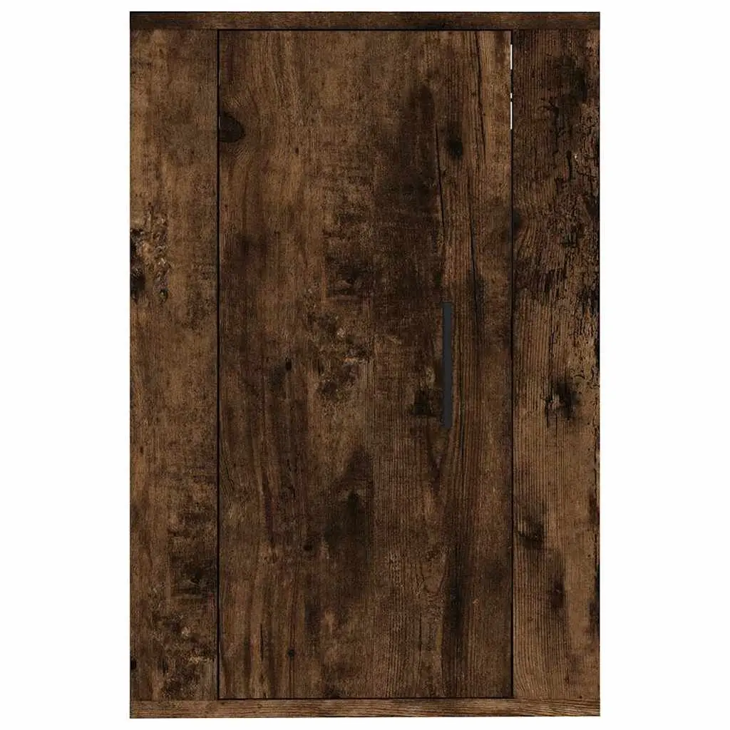 Wall Mounted TV Cabinet 40x34.5x60cm Brown Wood Storage Unit Organiser