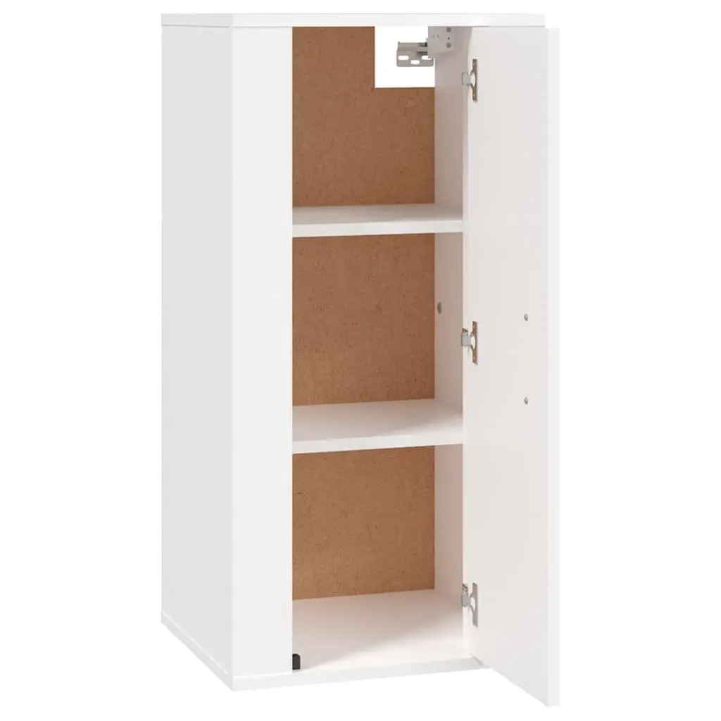 Wall Mounted TV Cabinet for Living Room or Bedroom White 40x34.5x80cm