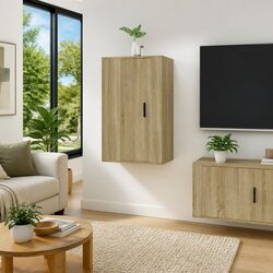 Specifications for Brown Wall-Mounted TV Cabinet