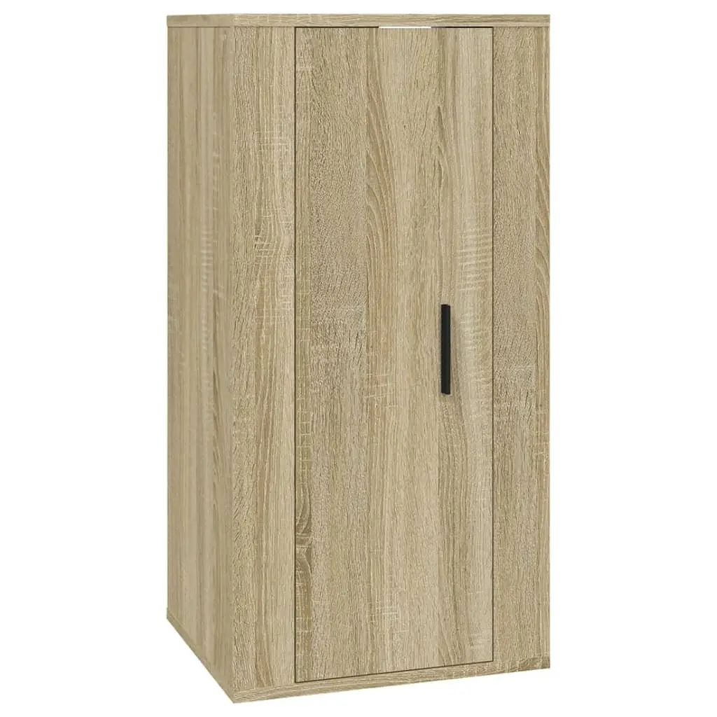 Brown Wall-Mounted TV Cabinet