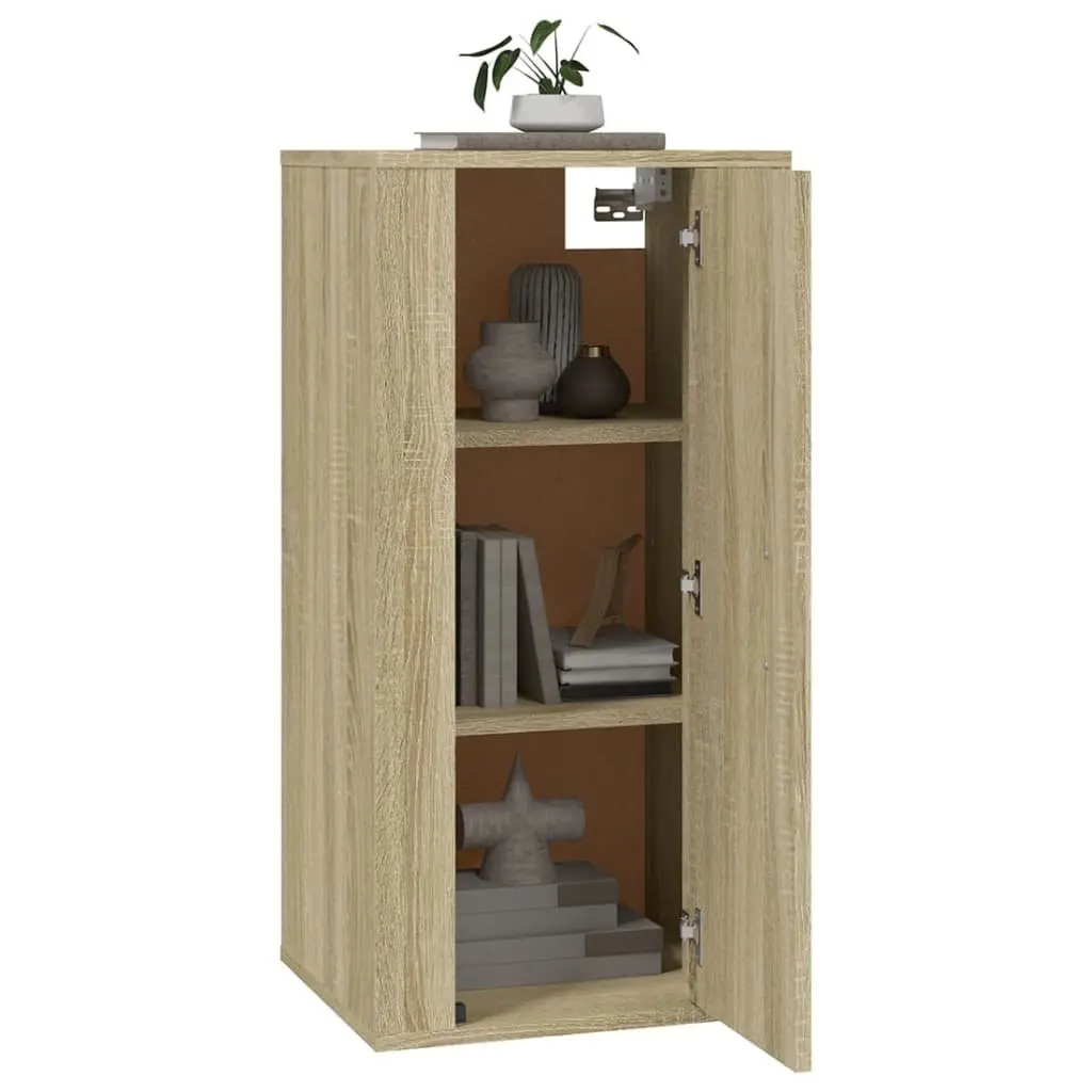 Brown Wall-Mounted TV Cabinet