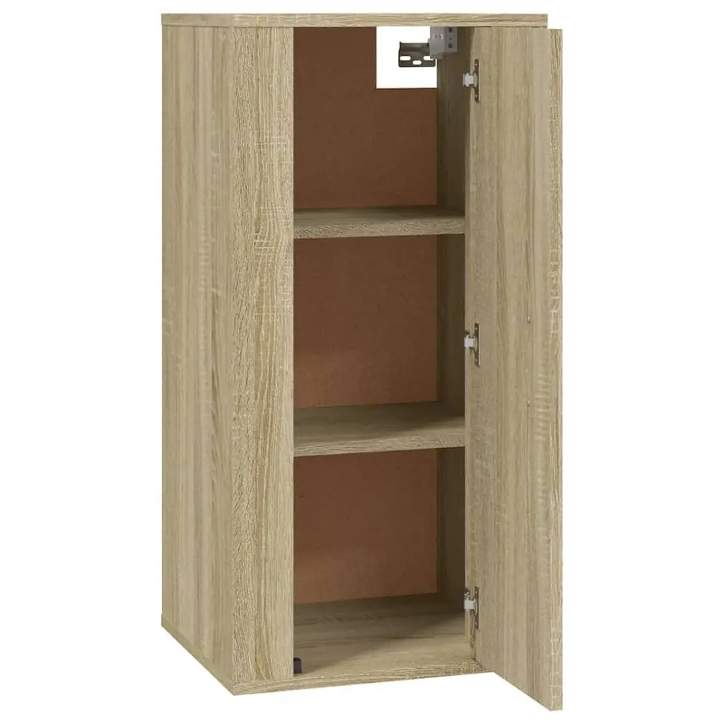 Brown Wall-Mounted TV Cabinet