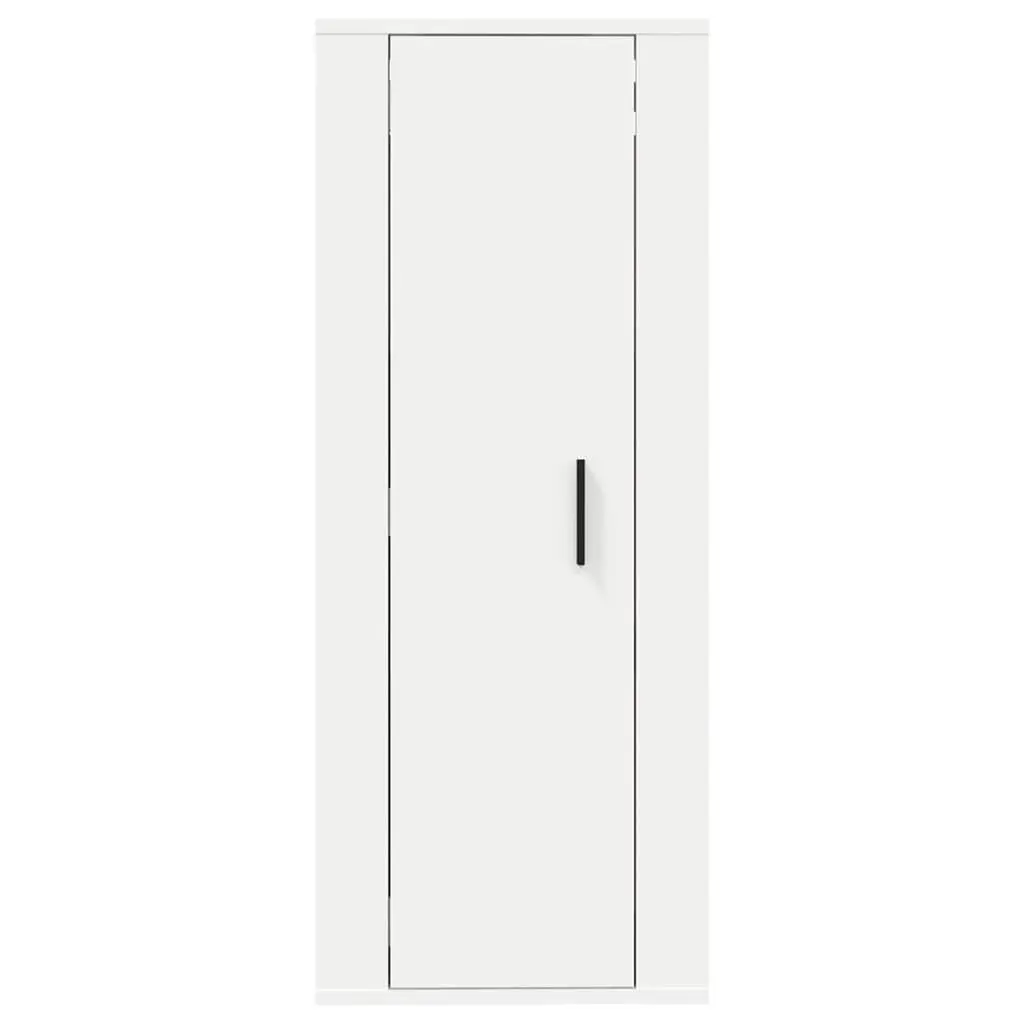 White Media Organizer Wall Mounted TV Cabinet Storage Unit 40x34.5x100cm