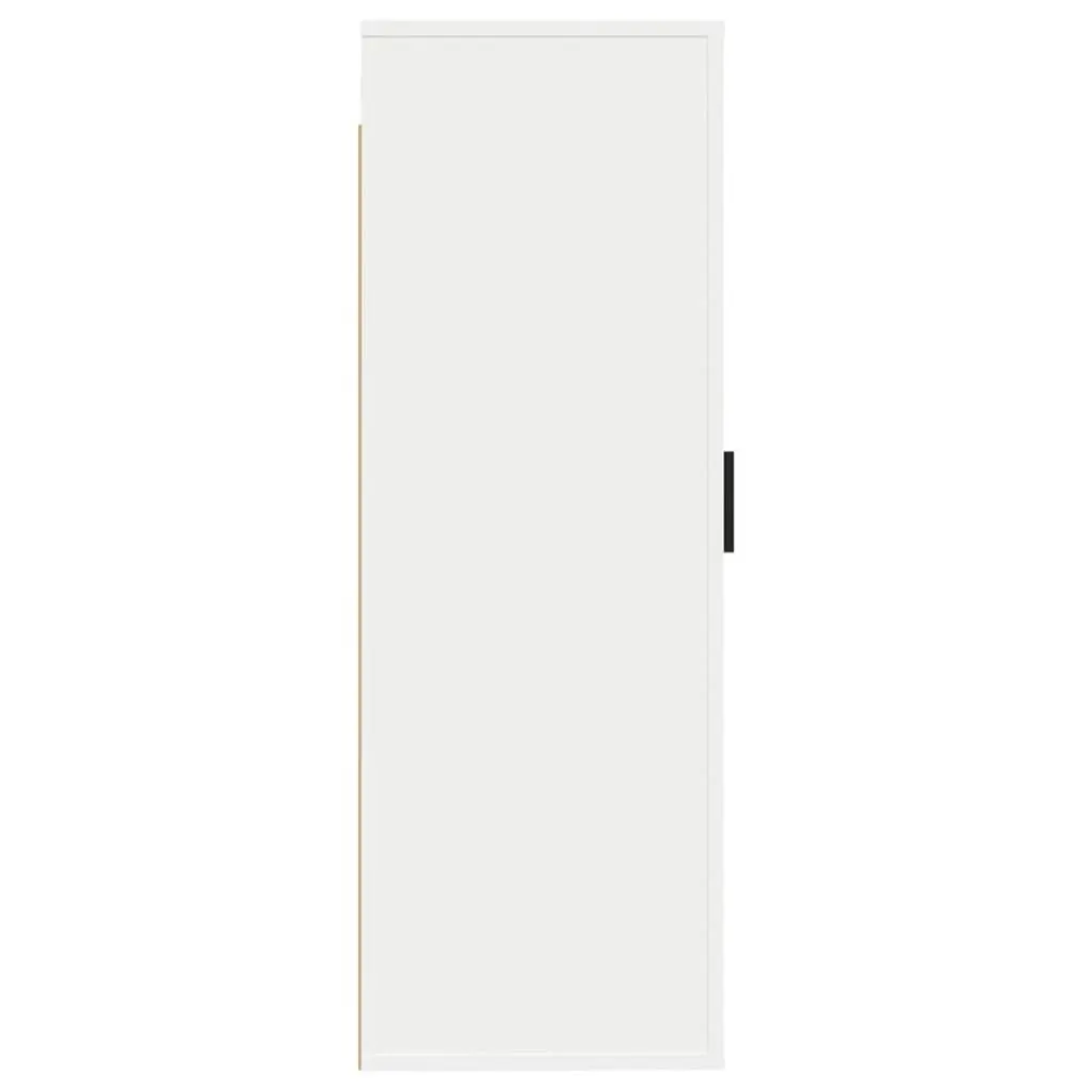 White Media Organizer Wall Mounted TV Cabinet Storage Unit 40x34.5x100cm