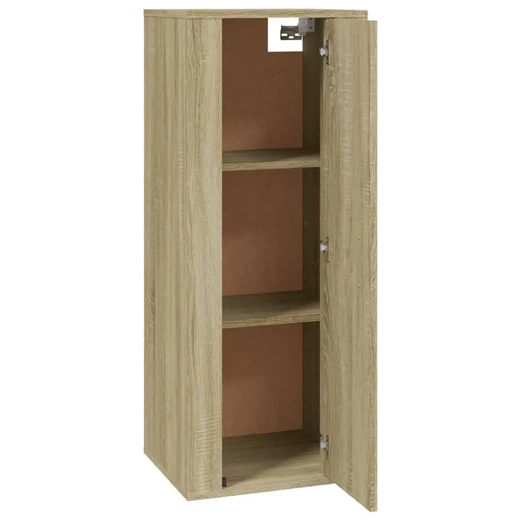 Wall Mounted TV Cabinet for Living Room Bedroom Brown 40 x 34.5 x 100 cm