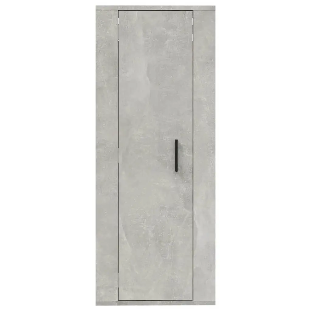 Media Storage Unit Grey 40x34.5x100cm Wall Mounted