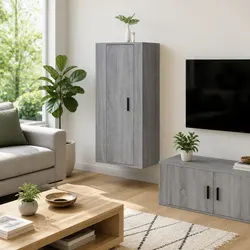 Dimensions and Features of the Grey Sonoma TV Cabinet 40x34.5x100cm
