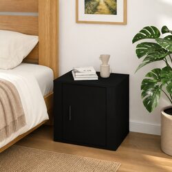 Specifications of Black Bedside Cabinet with Storage
