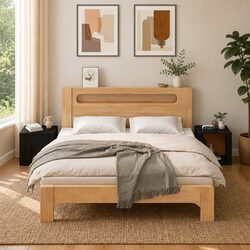 Engineered Wood Bedside Cabinets - 50x39x47 cm, Black