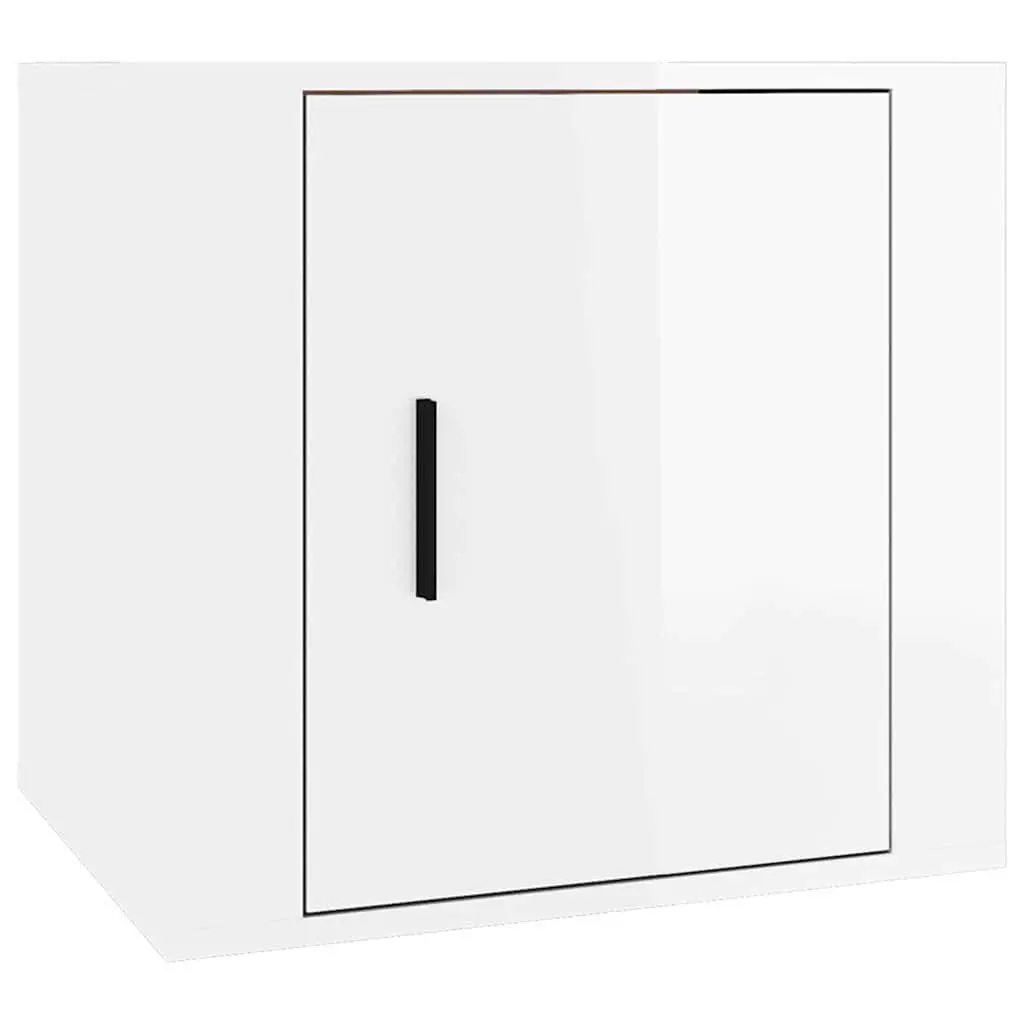 Bedside Cabinets White Storage Nightstand Bedroom Furniture Set 50 x 39 x 47 cm