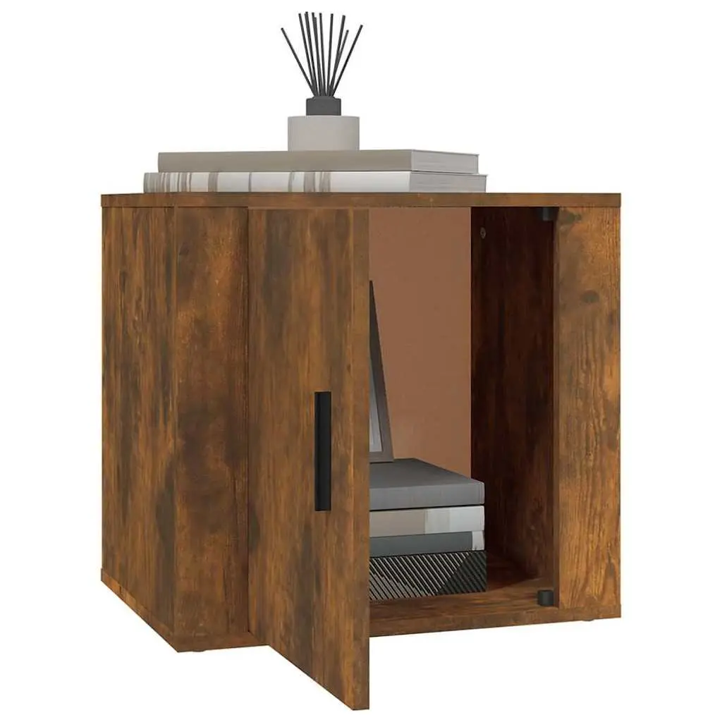 Bedside Cabinets 2 Pieces Storage Units Nightstand Bedroom Furniture Brown Wood