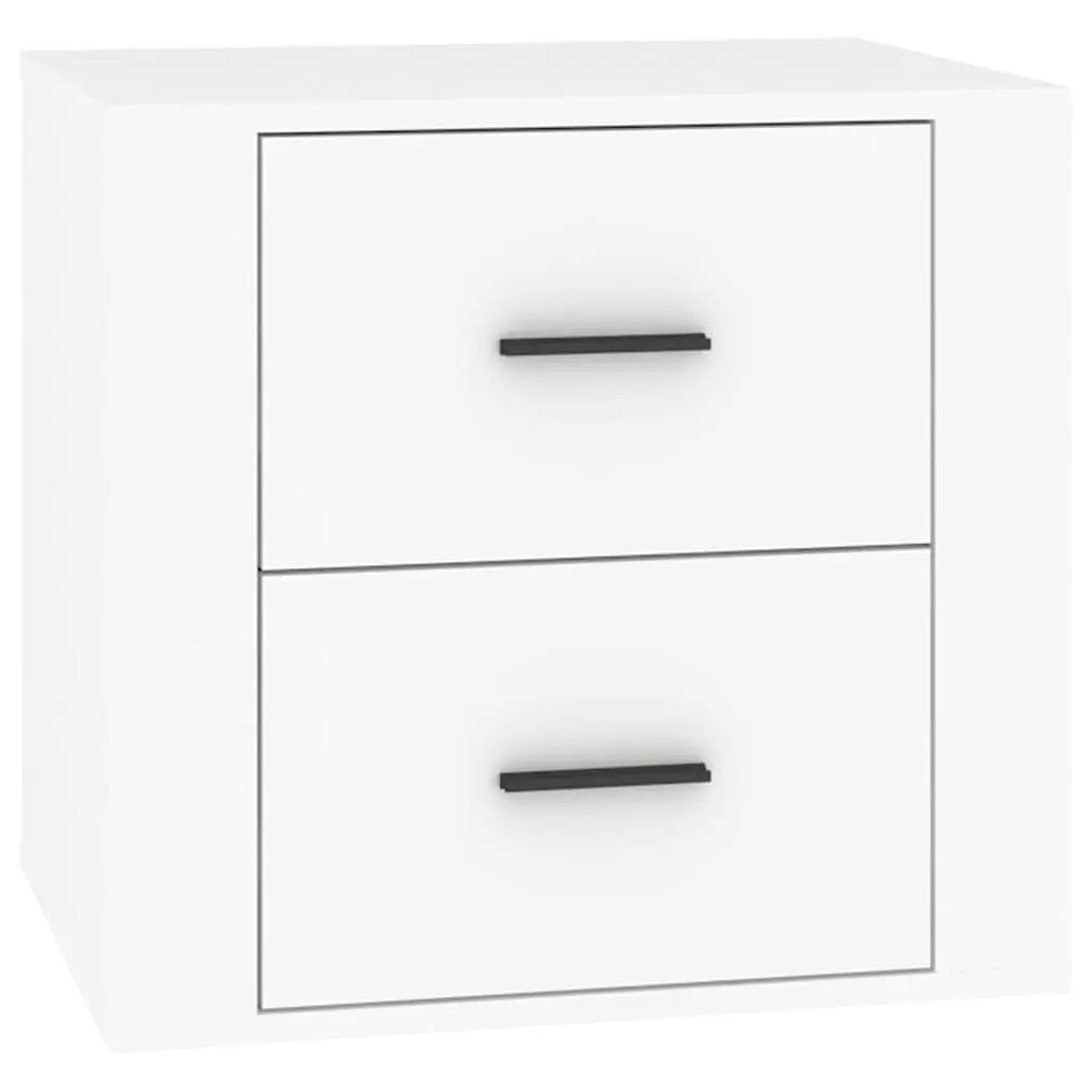 Bedside Cabinet White Storage Nightstand Side Table Bedroom Furniture Organizer