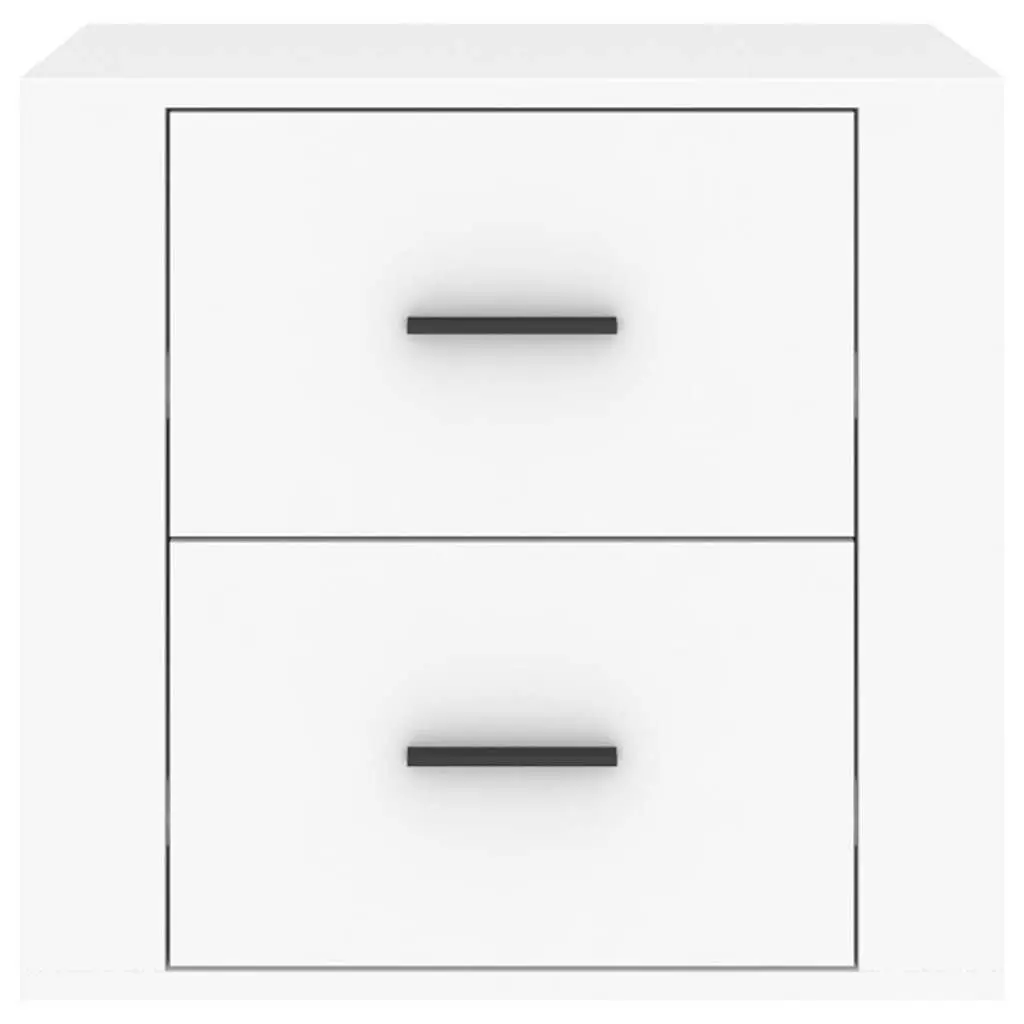 Bedside Cabinet White Storage Nightstand Side Table Bedroom Furniture Organizer