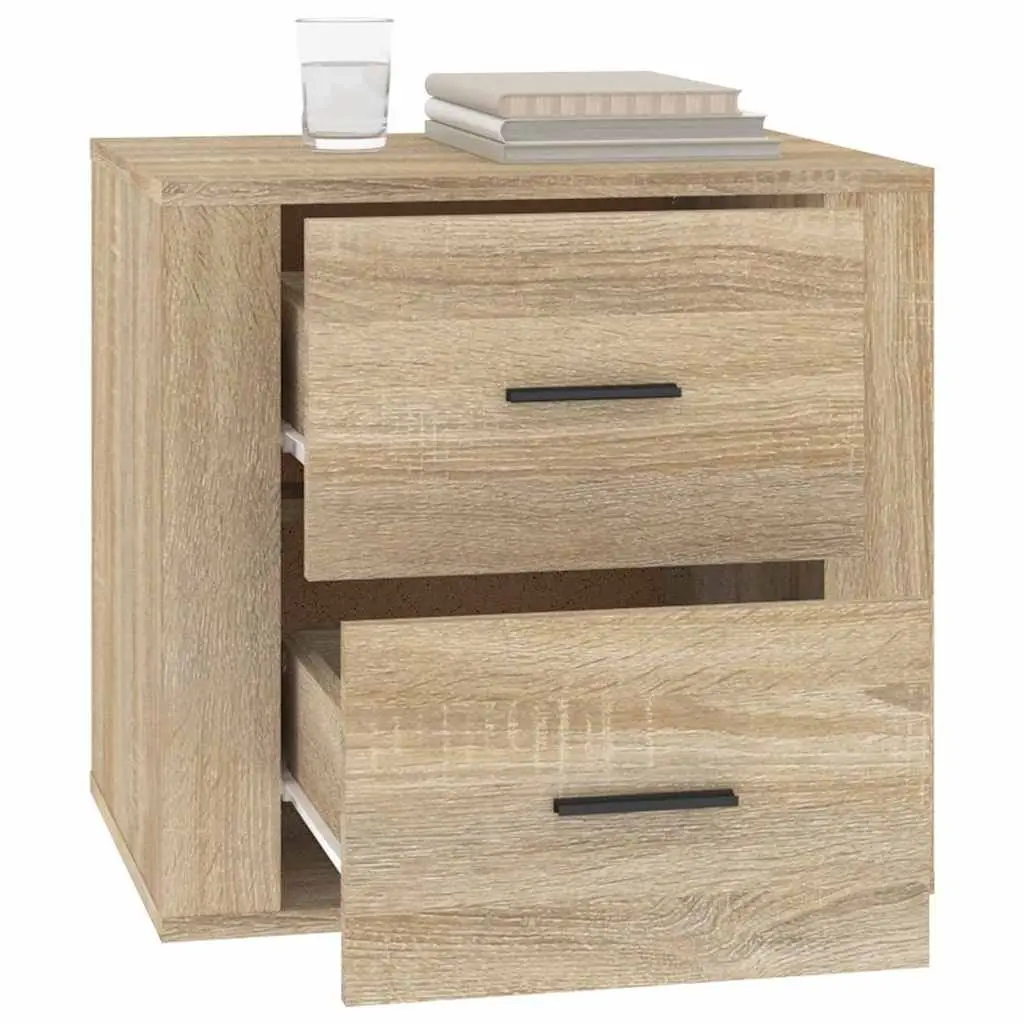 Brown Wooden Bedside Cabinet