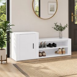 Shoe Cabinet Details: 130cm W x 35cm D x 54cm H