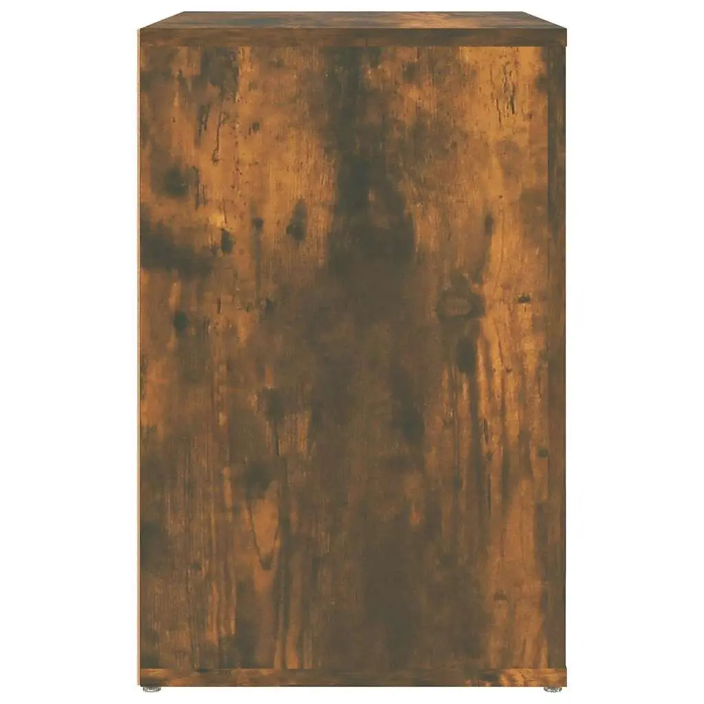 Shoe Cabinet for Entryway 130W x 35D x 54H cm Brown Engineered Wood 2 Compartments Storage Organiser