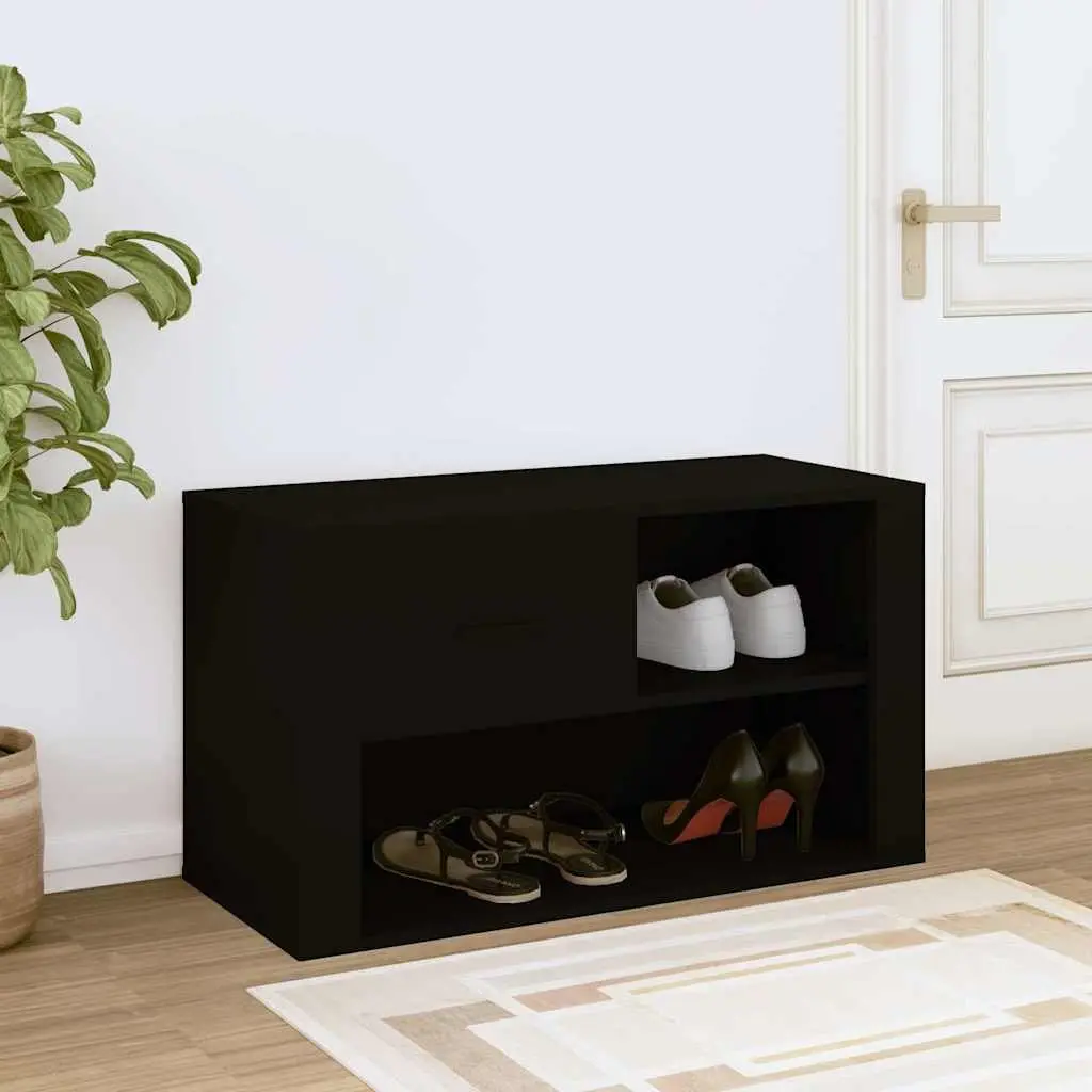 Engineered Wood Shoe Storage Cabinet 80 x 35 x 45 cm