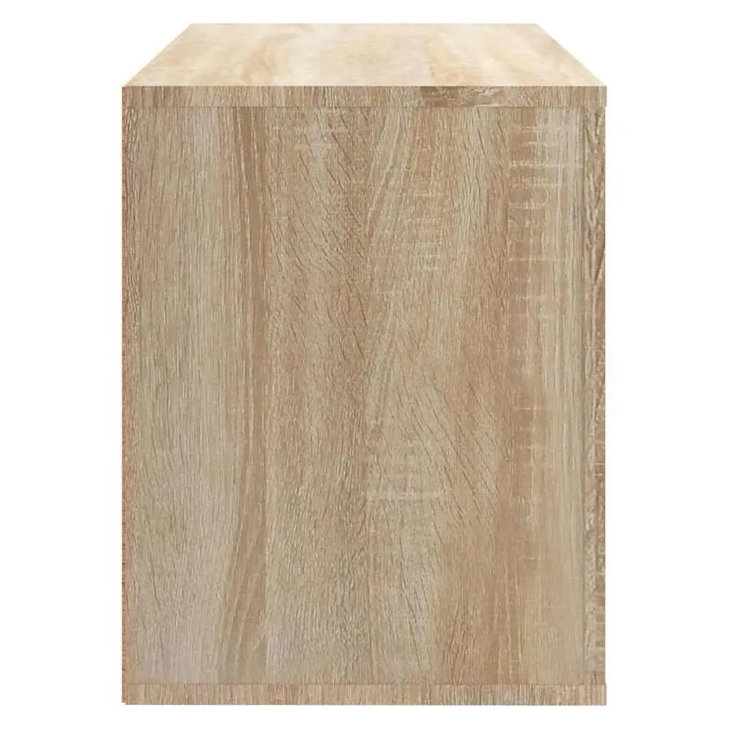 Shoe Cabinet Storage Organiser for Home 80x35x45 cm Beige Engineered Wood 2 Compartments
