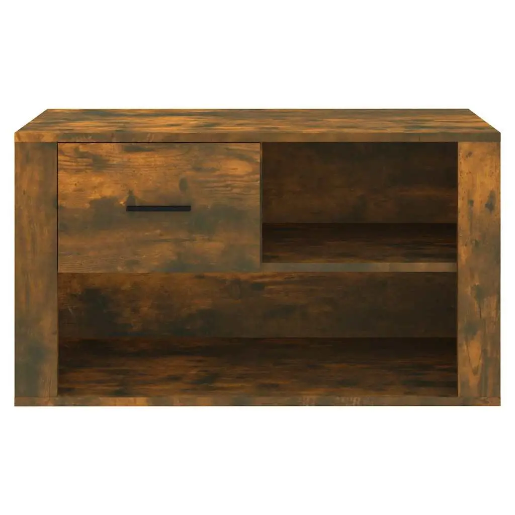 Engineered Wood Shoe Cabinet 80x35x45cm, Brown