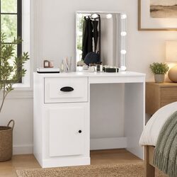 Dressing Table Dimensions and Specs: 90x50x132.5cm