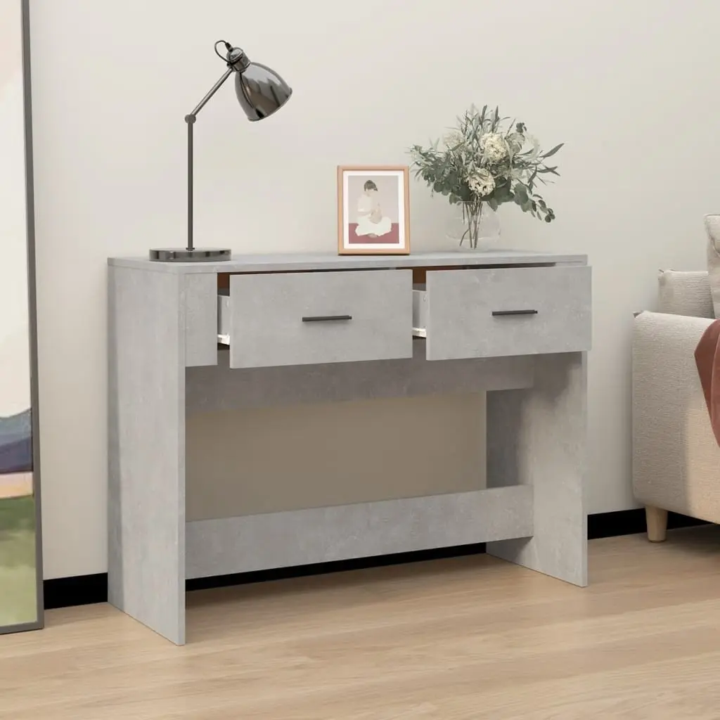 Console Table Grey Entryway Hallway 100W x 39D x 75H cm