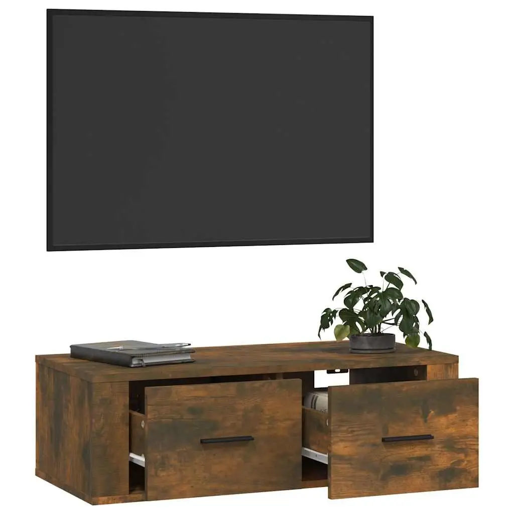 Wall-Mounted TV Cabinet with Storage