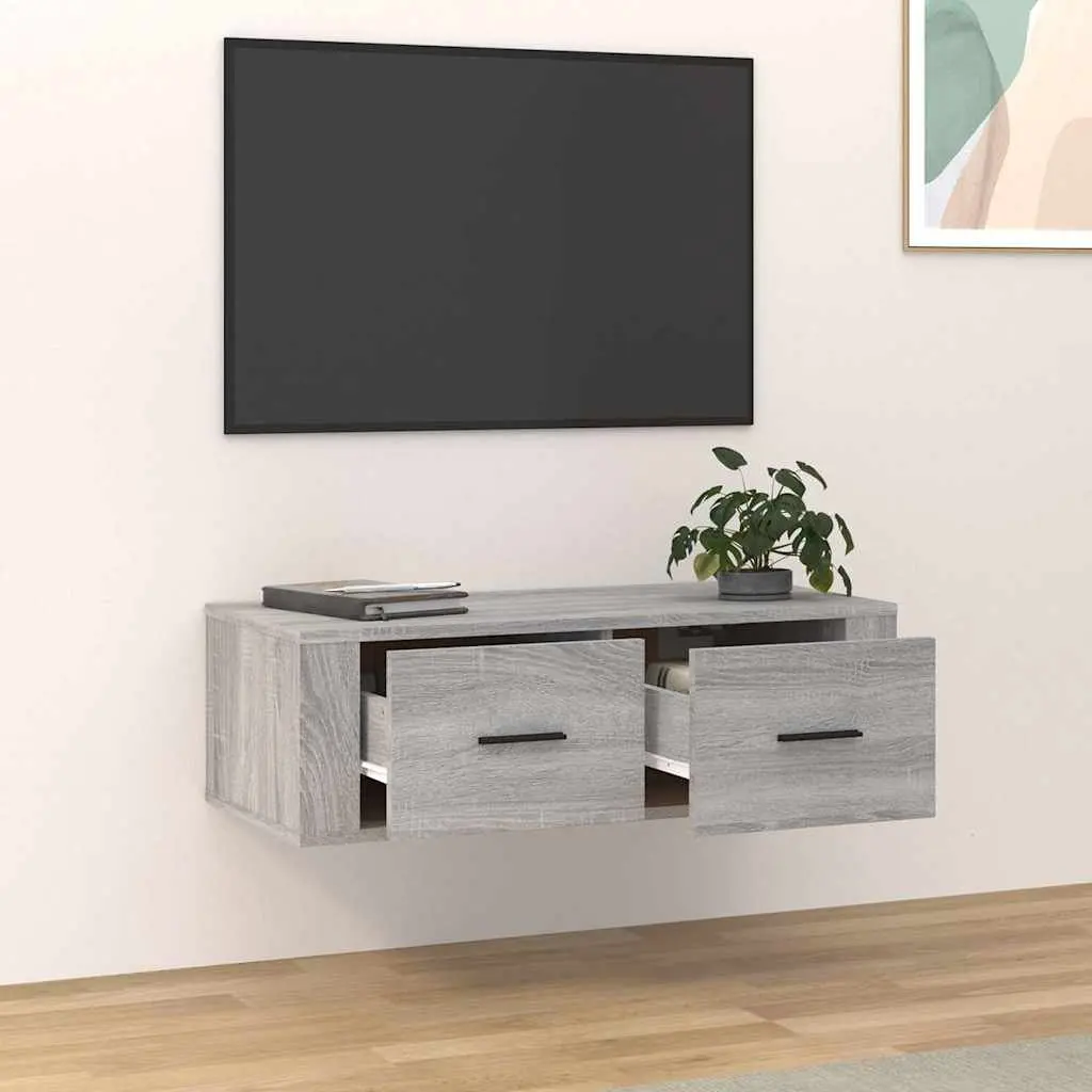 Grey Sonoma Hanging TV Cabinet