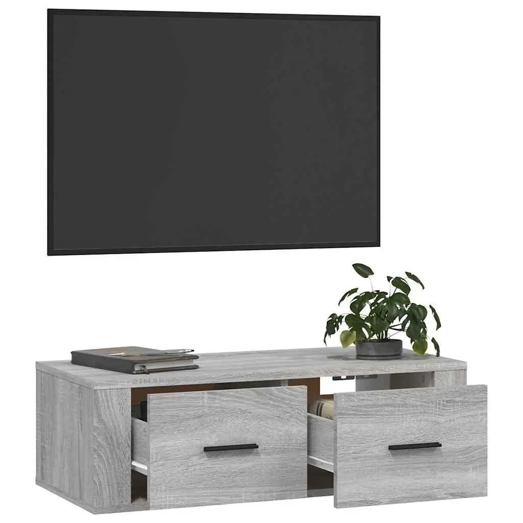Grey Sonoma Hanging TV Cabinet