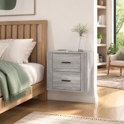 Specifications of Grey Sonoma Wall-Mounted Bedside Cabinet