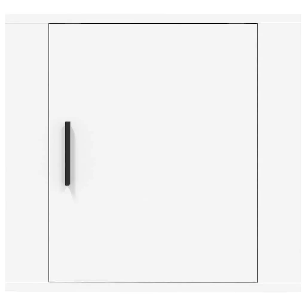 Wall-mounted Bedside Cabinet White Floating Bedside Table 50W x 30D x 47H cm