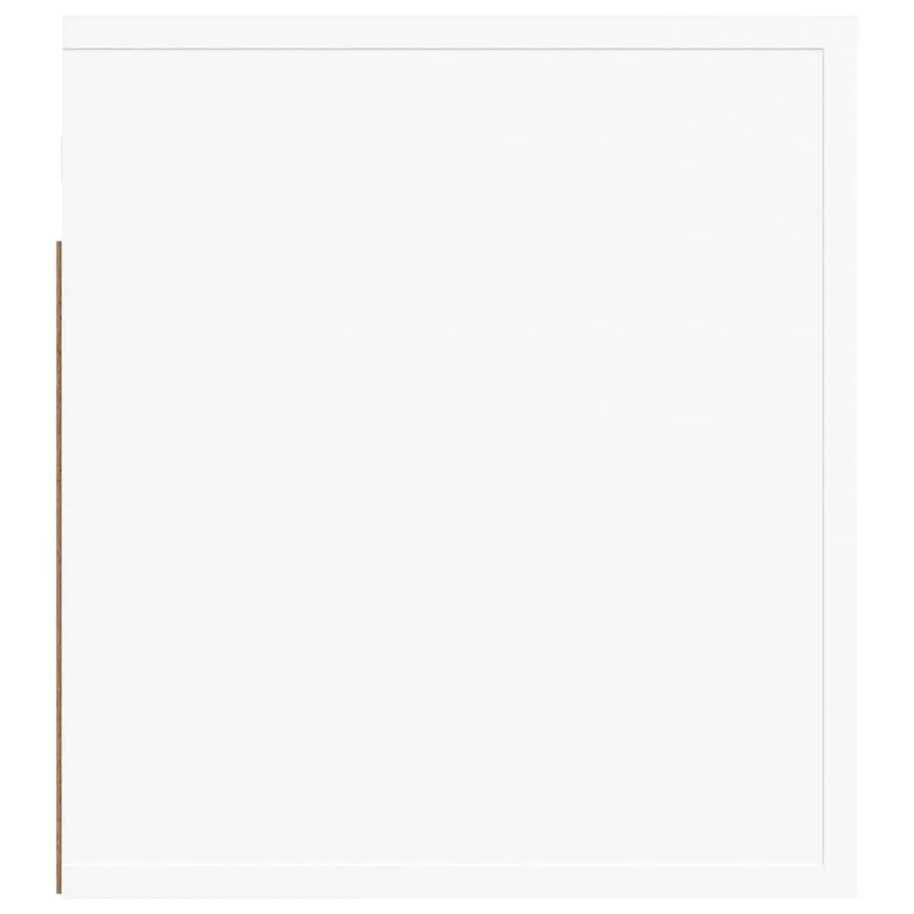 Wall-mounted Bedside Cabinet White Floating Bedside Table 50 x 36 x 40 cm
