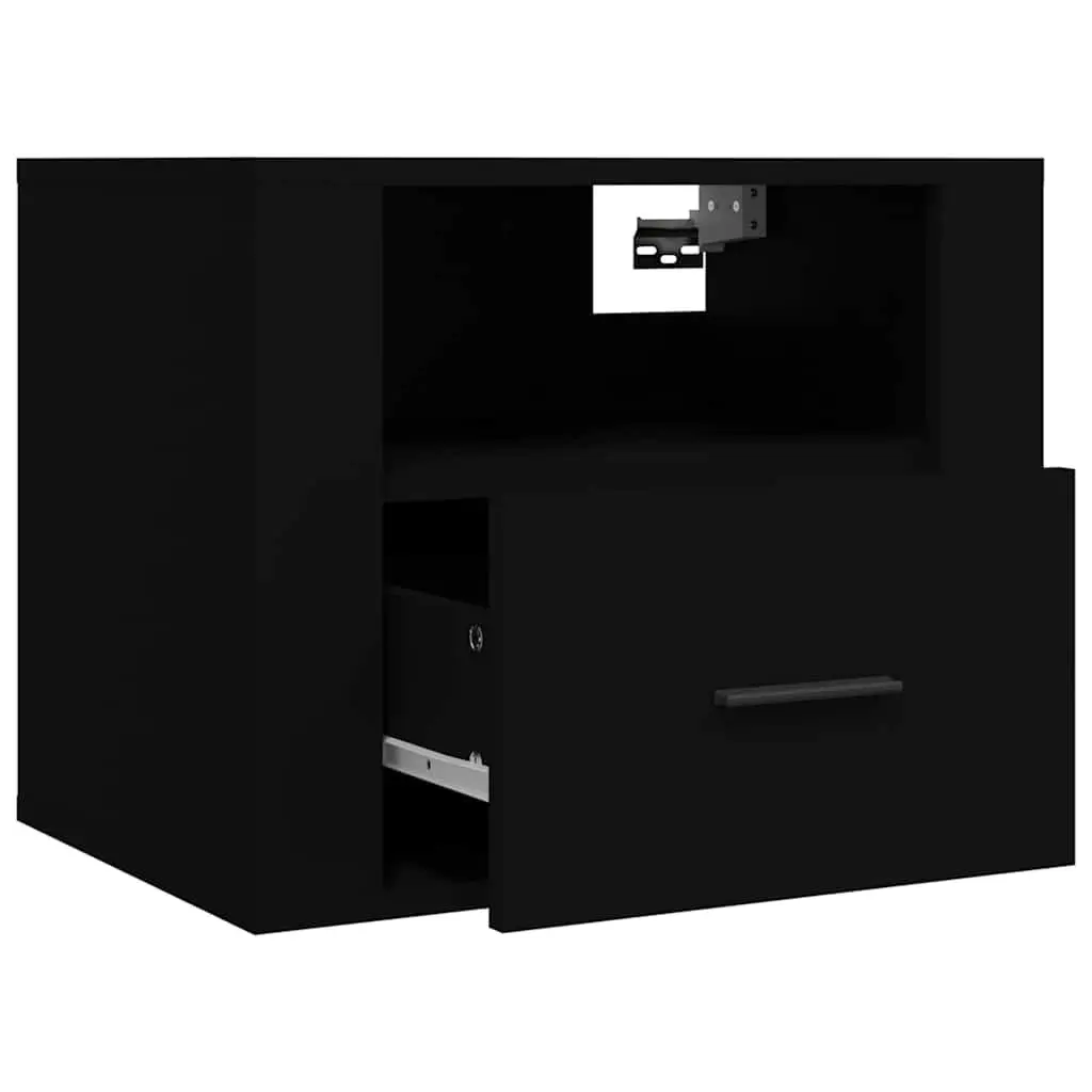 Wall-Mounted Bedside Cabinets 2 pcs