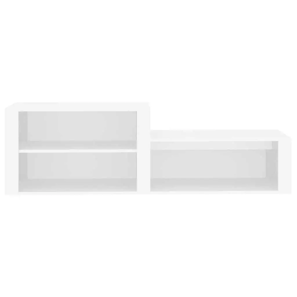 Shoe Cabinet White 150x35x45 cm Storage Organiser Engineered Wood Hall Entryway