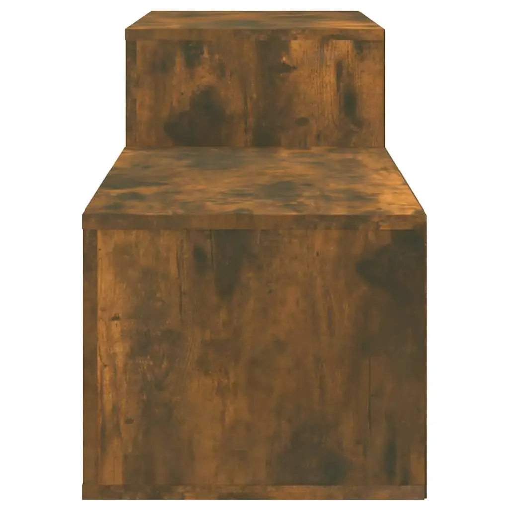 Shoe Cabinet Storage Organiser for Hallway 150W x 35D x 45H cm Brown Engineered Wood