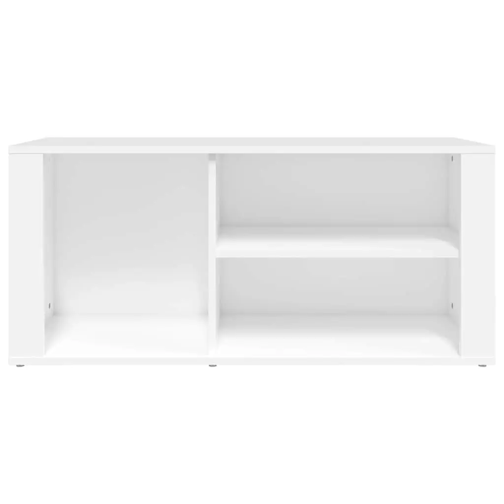 Shoe Cabinet White Storage Organiser for Hallway 100W x 35D x 45H cm