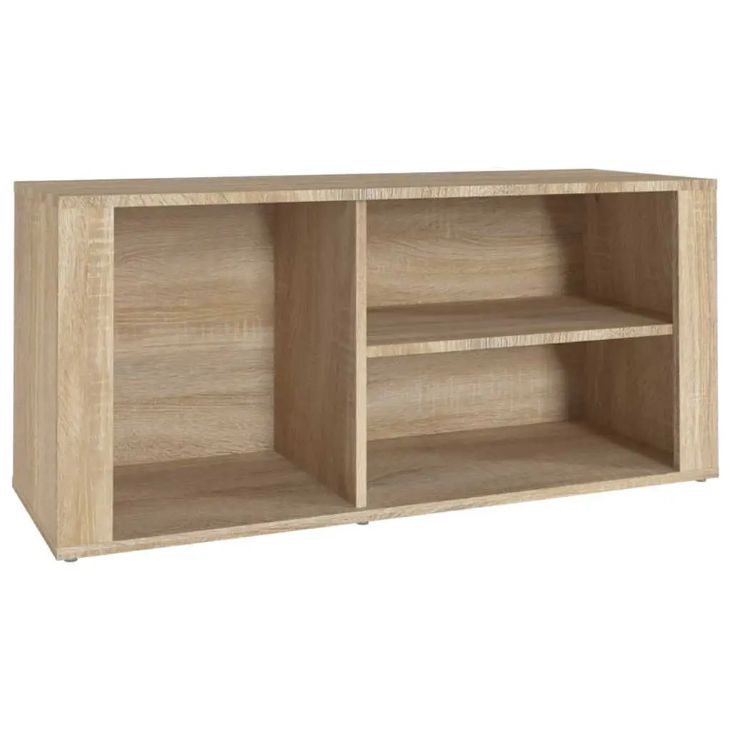 Shoe Cabinet Storage Organiser Beige Engineered Wood Hallway 100 x 35 x 45 cm