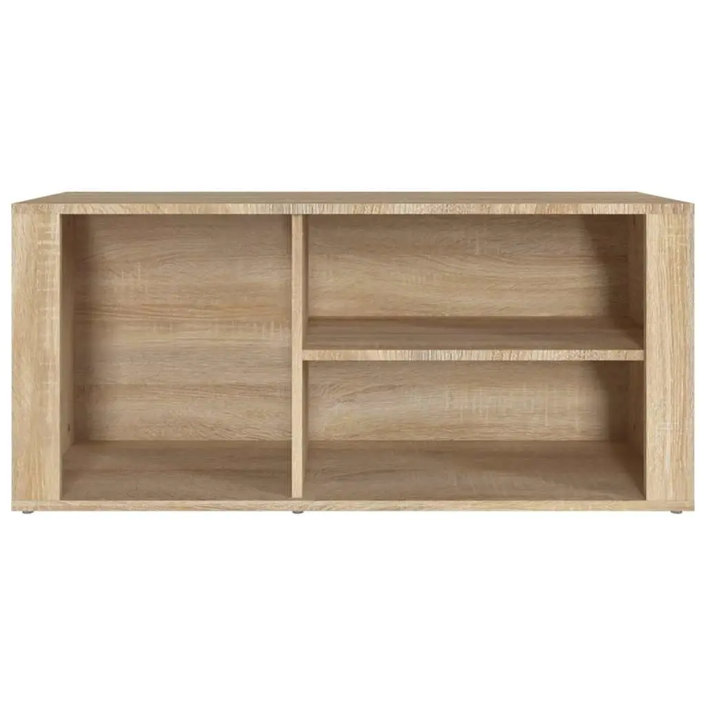 Shoe Cabinet Storage Organiser Beige Engineered Wood Hallway 100 x 35 x 45 cm