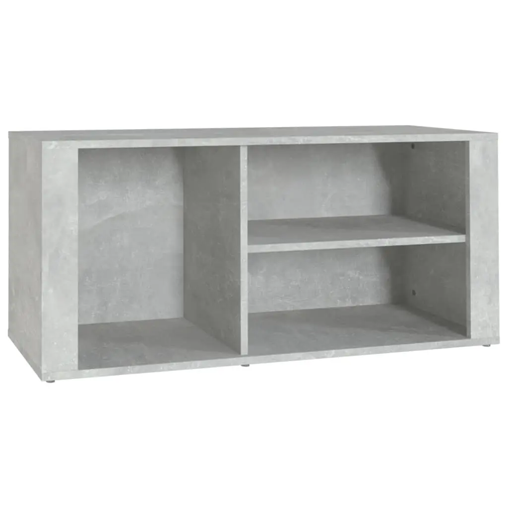 Grey Shoe Cabinet Storage Organiser Engineered Wood Hall Wardrobe Rack
