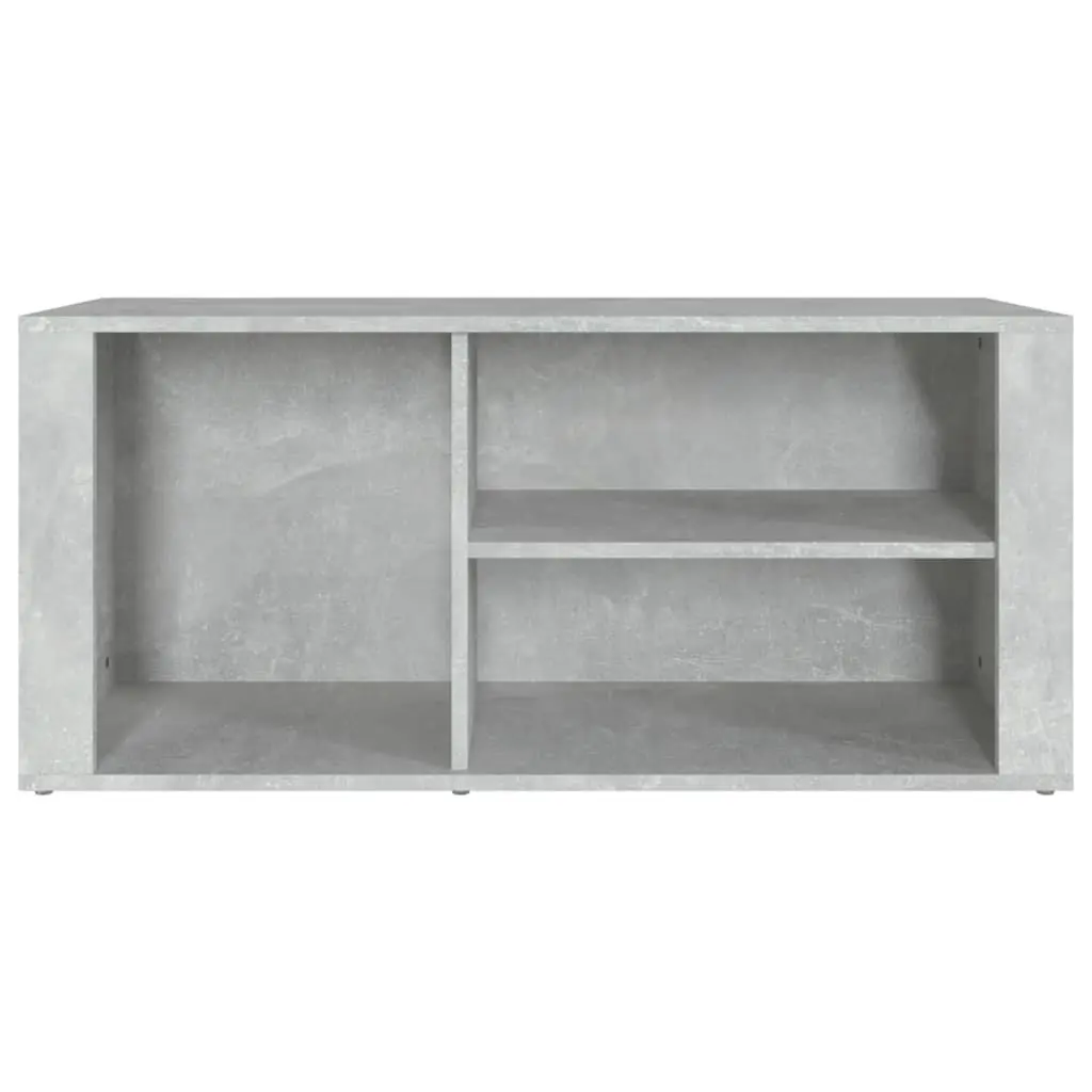 Grey Shoe Cabinet Storage Organiser Engineered Wood Hall Wardrobe Rack