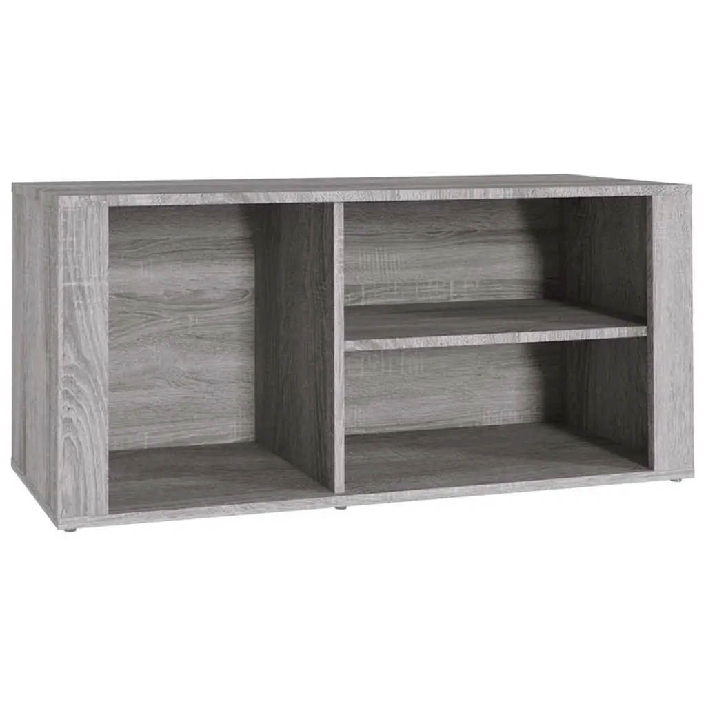 Shoe Cabinet Grey Sonoma 100x35x45 cm Storage Organiser Engineered Wood