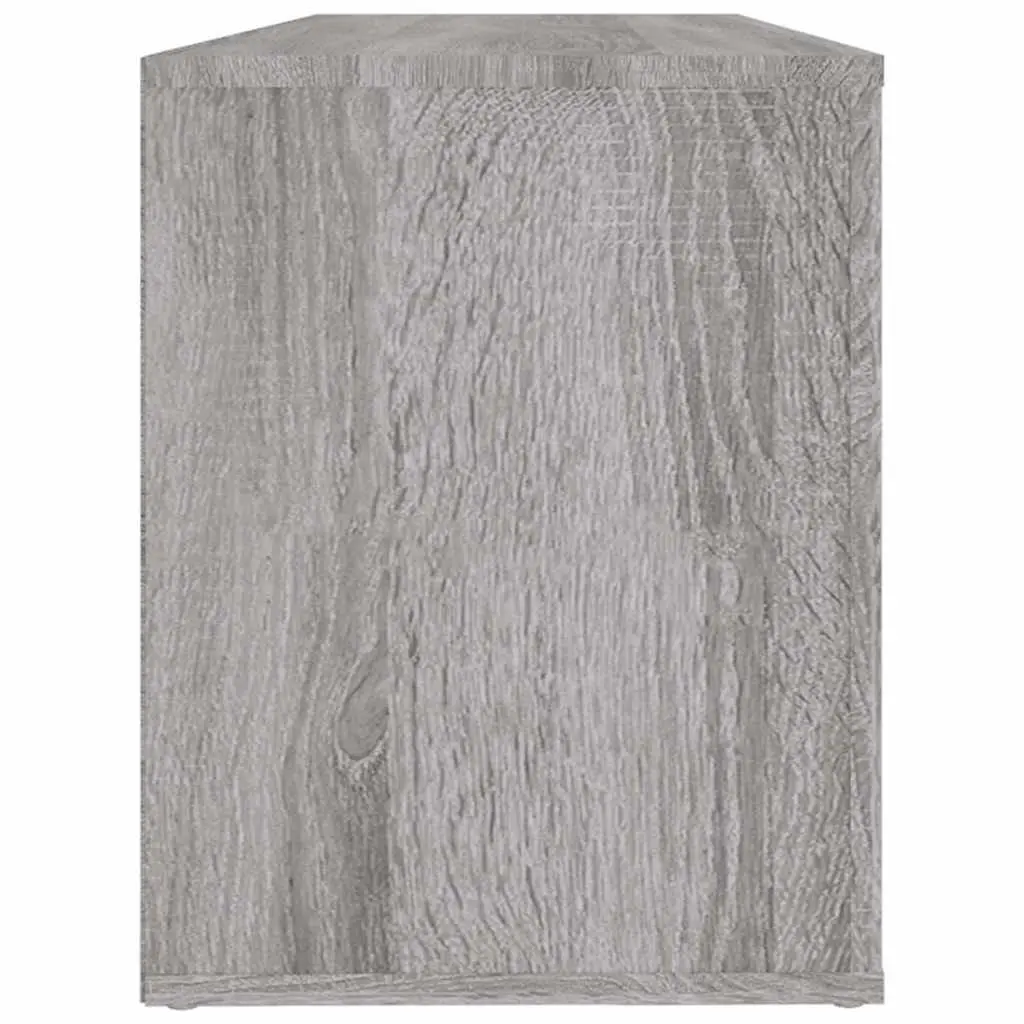 Shoe Cabinet Grey Sonoma 100x35x45 cm Storage Organiser Engineered Wood