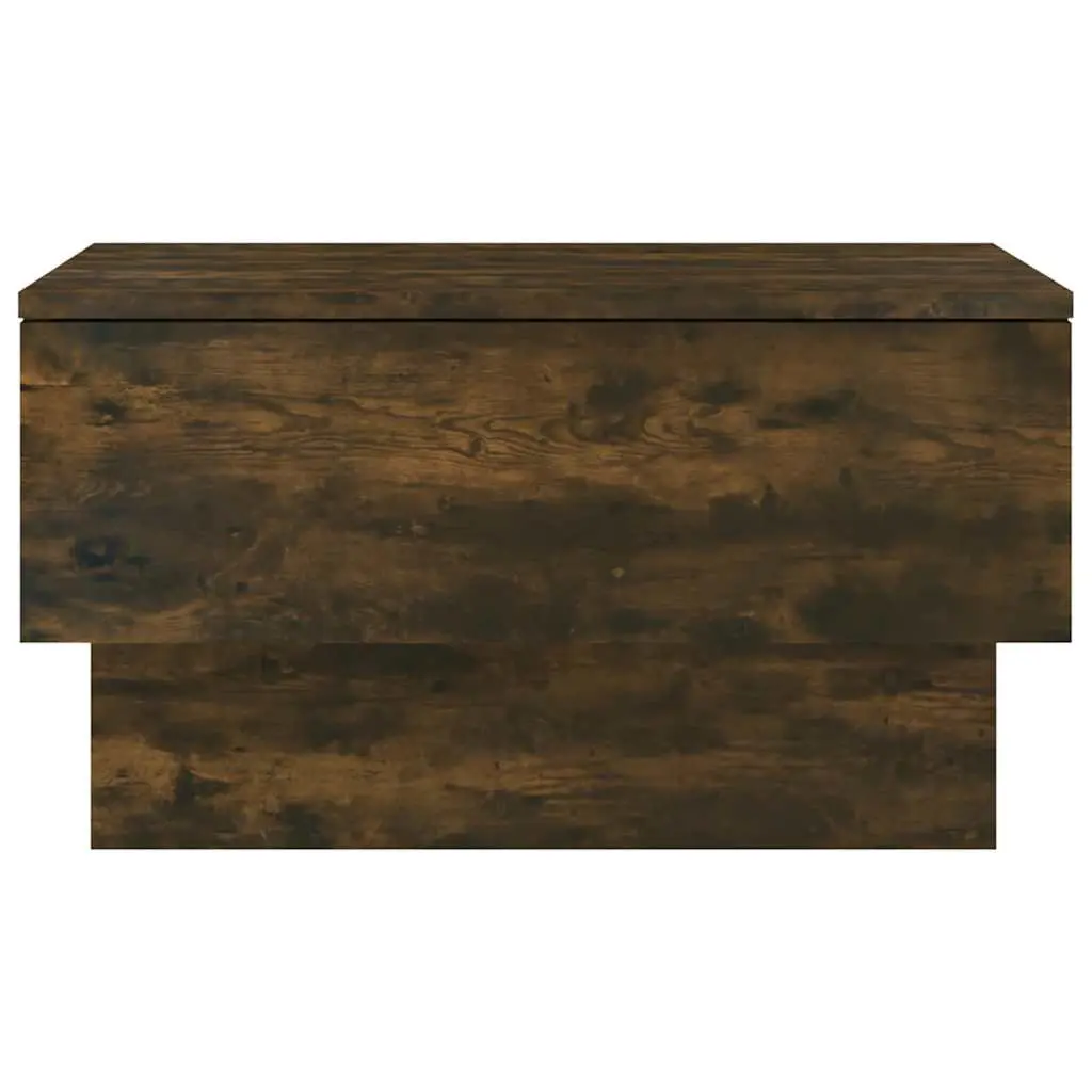 Wall-mounted Bedside Cabinets Set of 2 Floating Storage Shelves Brown
