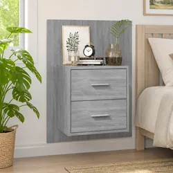 Specifications for Grey Sonoma Wall-mounted Bedside Cabinet