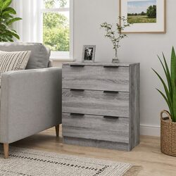 Grey Sonoma Sideboard: 60x30x70cm Storage Cabinet