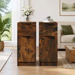 Brown Engineered Wood Sideboard Cabinet Specifications