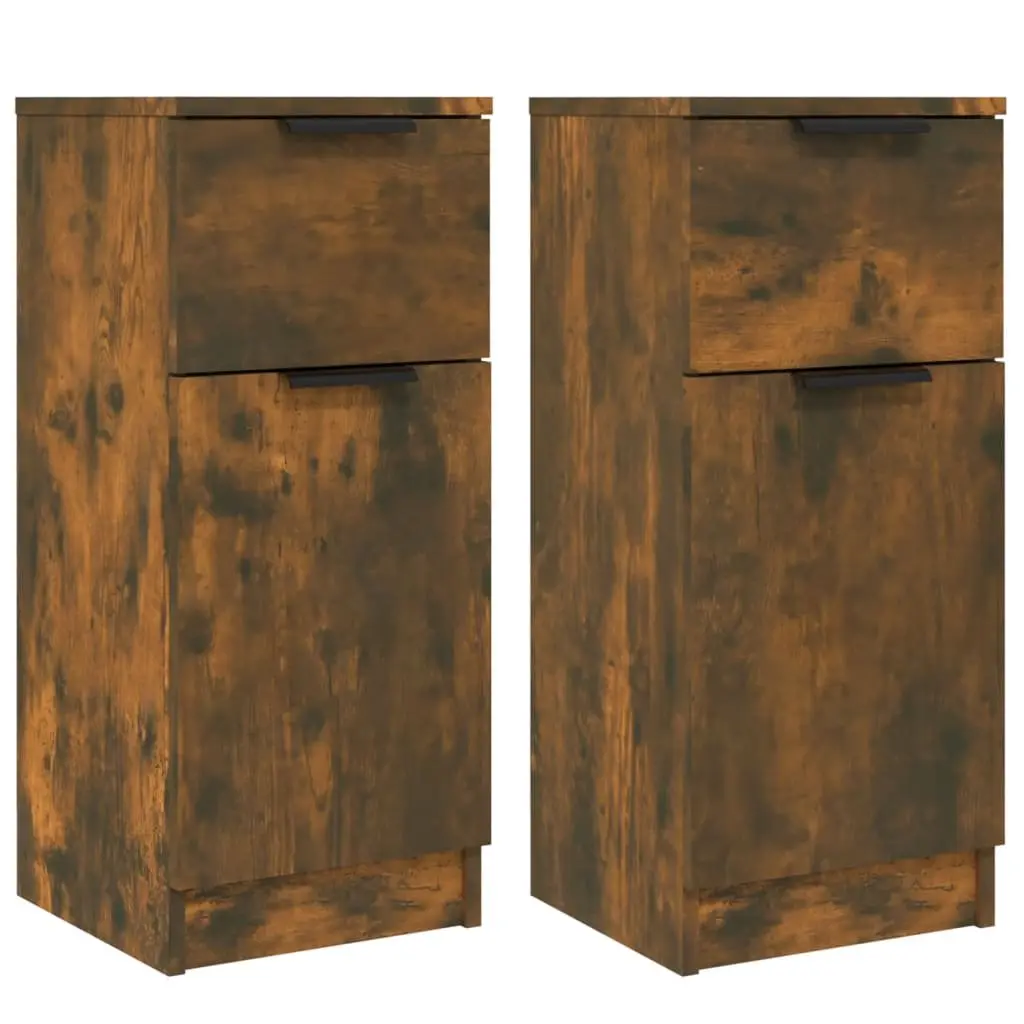 Brown Engineered Wood Sideboard Cabinet