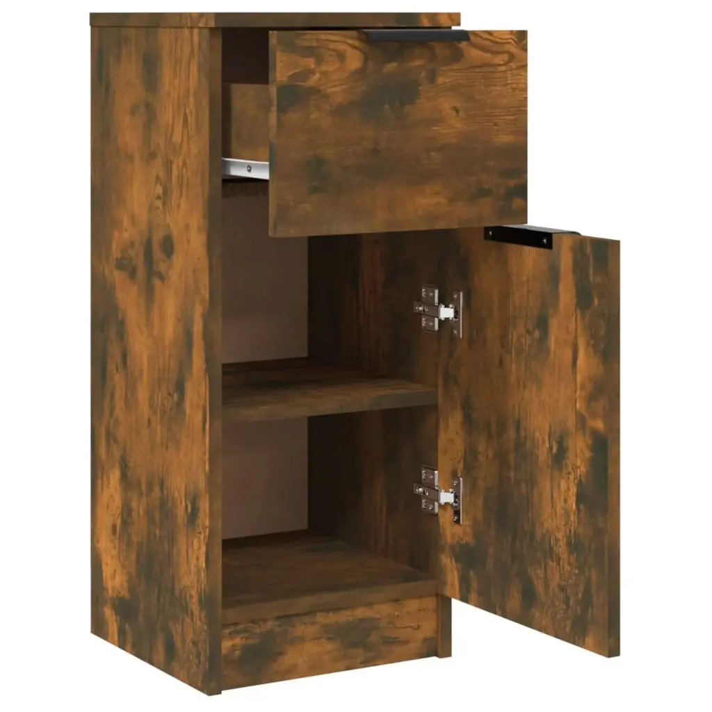 Brown Engineered Wood Sideboard Cabinet